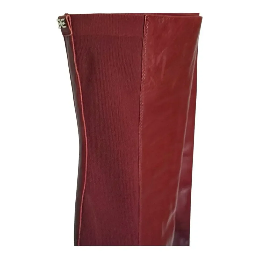 Sam Edelman Women's Natasha High Red Knee High Boot Burgundy 7.5 NWT